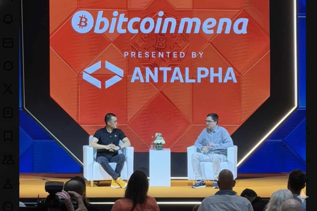 CRYPTONEWSBYTES.COM cz-declares-bitcoin-4-year-cycle-dead-supercycle-bitcoin-mena-2025-1024x683 CZ Declares Bitcoin’s 4-Year Halving Cycle Dead: Welcome to the Supercycle Era  