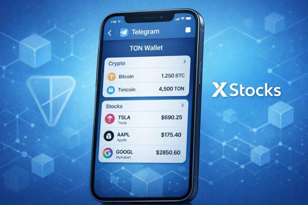 CRYPTONEWSBYTES.COM xStocks-brings-tokenized-US-stocks-into-TON-Wallet-Telegram-1024x683 xStocks brings tokenized US stocks into TON Wallet Telegram  