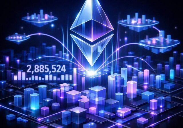 CRYPTONEWSBYTES.COM Ethereum-transactions-640x450 Ethereum transactions reach record levels on the network  