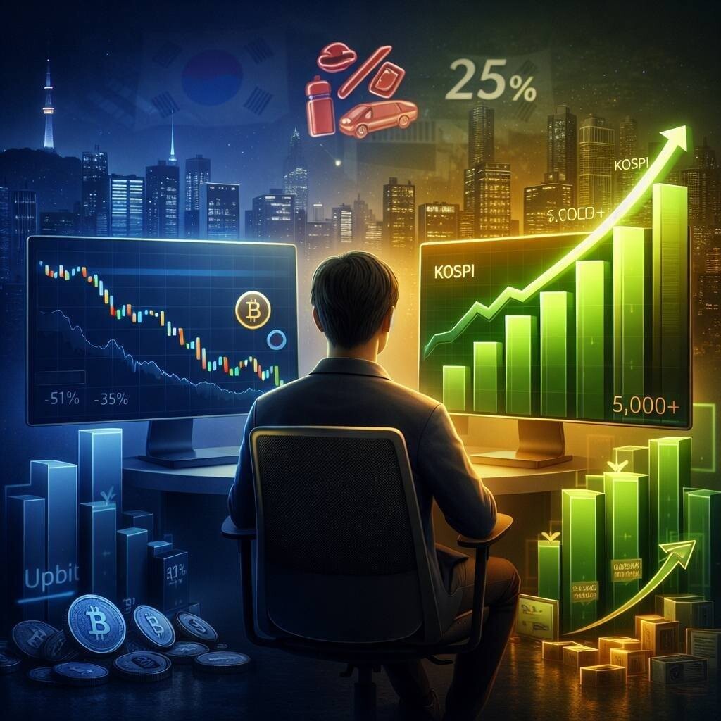 CRYPTONEWSBYTES.COM South-Korean-Investors-Exit-Crypto-After-Trumps-25-Move Are south korean investors leaving crypto after 25% Trump move?  