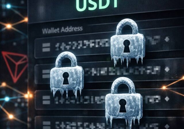 CRYPTONEWSBYTES.COM Tether-Wallet-Freezing-on-Tron-Locks-182M-USDT-This-Year-640x450 Tether Wallet Freezing on Tron Locks $182M USDT This Year  