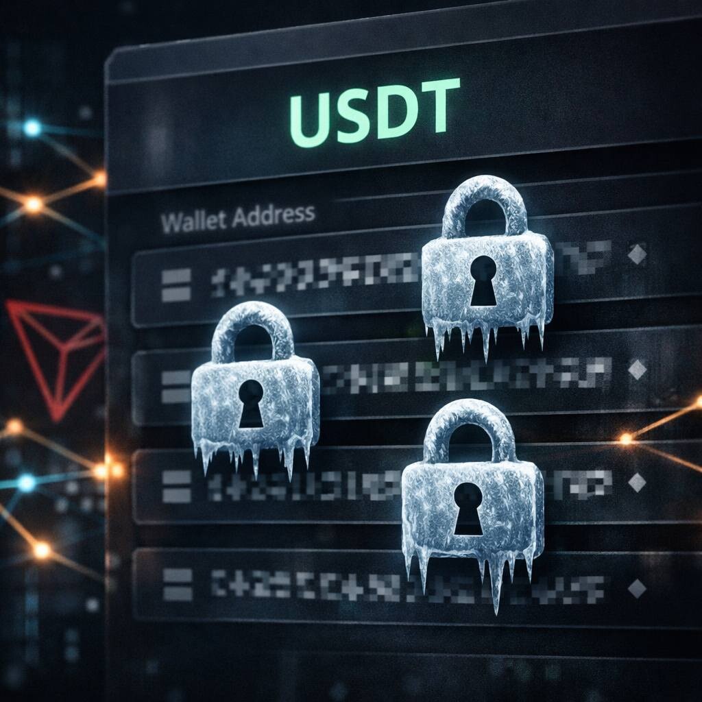 CRYPTONEWSBYTES.COM Tether-Wallet-Freezing-on-Tron-Locks-182M-USDT-This-Year Tether Wallet Freezing on Tron Locks $182M USDT This Year  