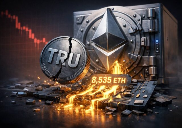 CRYPTONEWSBYTES.COM Truebit-token-falls-99.9-after-26.6M-ether-reserve-drain-640x450 Truebit token falls 99.9% after $26.6M ether reserve drain  