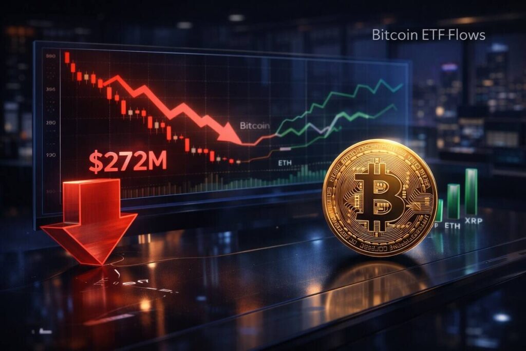 CRYPTONEWSBYTES.COM Do-Bitcoin-ETF-outflows-of-272-million-signal-rotation-1024x683 Do Bitcoin ETF outflows of $272 million signal rotation?  