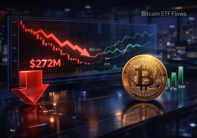 CRYPTONEWSBYTES.COM Do-Bitcoin-ETF-outflows-of-272-million-signal-rotation-640x450 Do Bitcoin ETF outflows of $272 million signal rotation?  