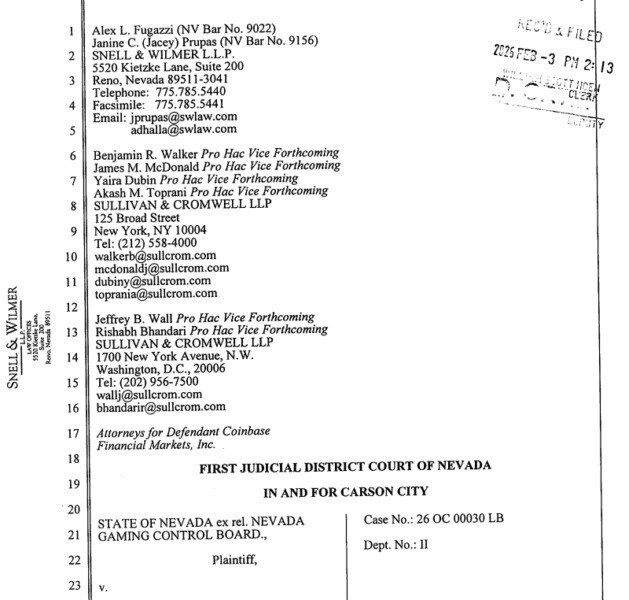 CRYPTONEWSBYTES.COM Does-Coinbase-face-100-million-risk-from-Nevada-regulators-1 Does Coinbase face $100 million risk from Nevada regulators?  