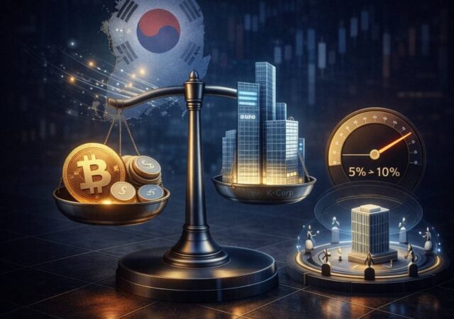 CRYPTONEWSBYTES.COM South-Korea-weighs-crypto-exposure-and-exchange-share-limits-640x450 South Korea weighs crypto exposure and exchange share limits  