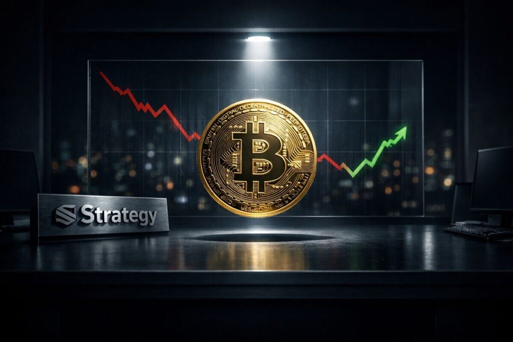 CRYPTONEWSBYTES.COM Strategy-holds-bitcoin-at-8.2-billion-debt-and-69-loss-1024x683 Strategy holds bitcoin at $8.2 billion debt and 69% loss  