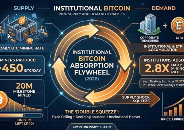 Bitcoin 20 million mined milestone March 2026 . final million supply scarcity