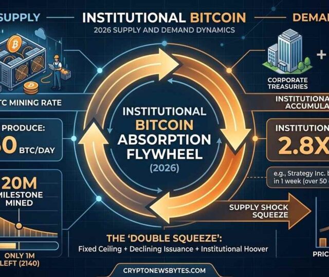 Bitcoin 20 million mined milestone March 2026 . final million supply scarcity