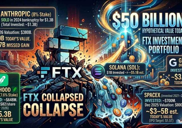 FTX Collapsed in Fraud. Its Investment Portfolio Would Be Worth $50 Billion Today