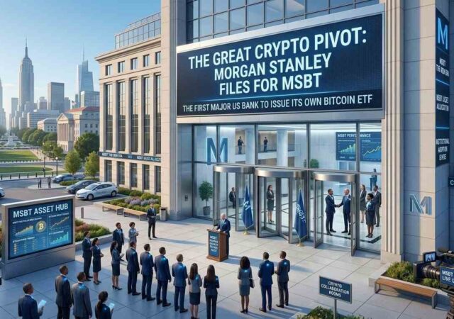 Morgan Stanley Files for MSBT: The First Major US Bank to Issue Its Own Bitcoin ETF