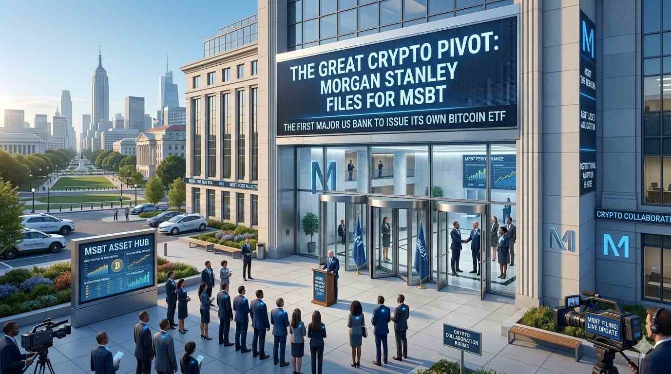 Morgan Stanley Files for MSBT: The First Major US Bank to Issue Its Own Bitcoin ETF