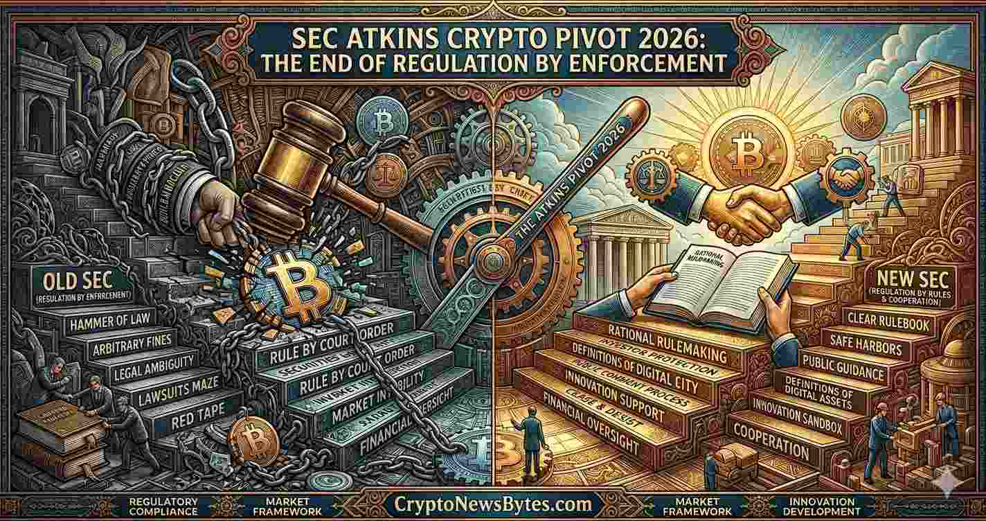 SEC Atkins Crypto Pivot 2026: The End of Regulation by Enforcement