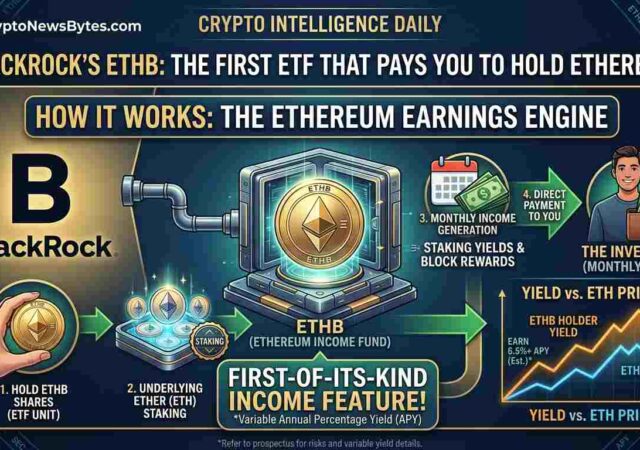BlackRock ETHB staked Ethereum ETF Nasdaq launch 2026 staking yield iShares
