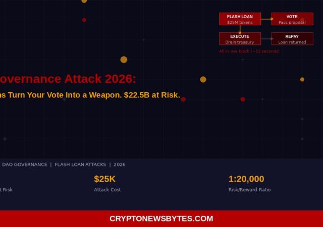 Dao Governance Attack 2026 How Flash Loans Turn Your Vote into a Weapon  Cryptonewsbytescom