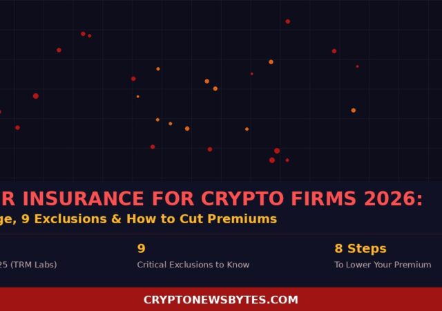 Cyber insurance crypto firms 2026 coverage exclusions premiums guide exchanges DeFi Web3