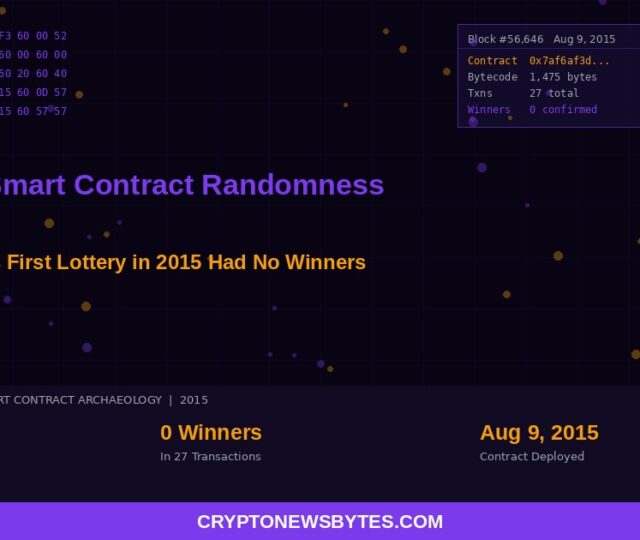 Ethereum Smart Contract Randomness Bug  Cryptonewsbytescom