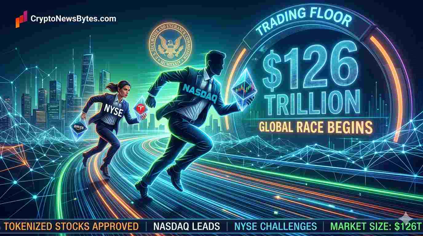 Nasdaq Tokenized Stocks Sec Approval 2026 Nyse Ice Okx Kraken Wall Street Race Blockchain  Cryptonewsbytescom