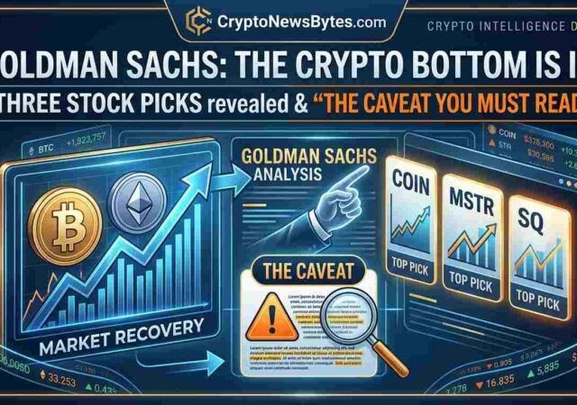 oldman Sachs Bitcoin bottom 2026 crypto stocks Coinbase Robinhood Figure analyst note