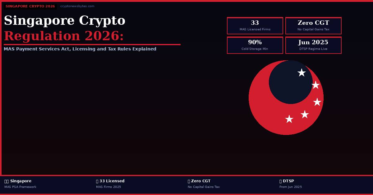 Singapore crypto regulation 2026 MAS Payment Services Act licensing DTSP framework zero capital gains tax guide