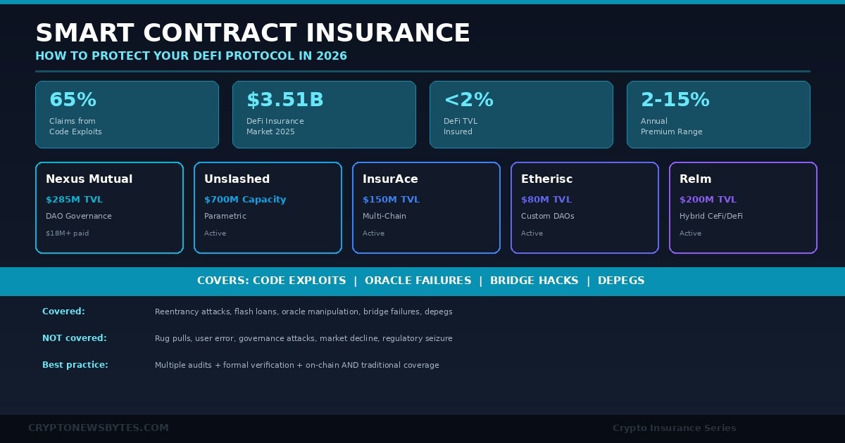 Smart Contract Insurance: How to Protect Your DeFi Protocol
