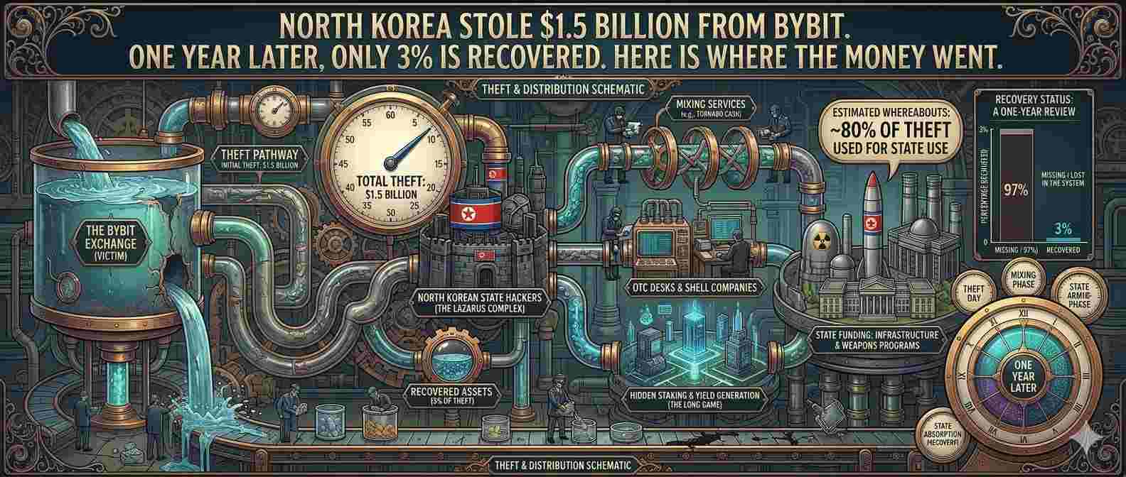 Bybit Hack North Korea Lazarus Group $15 Billion Dprk Crypto Theft 2026 Recovery Update  Cryptonewsbytes