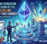 Ethereum Foundation staking $93 million ETH April 2026 70000 ETH target completed what it means price impact