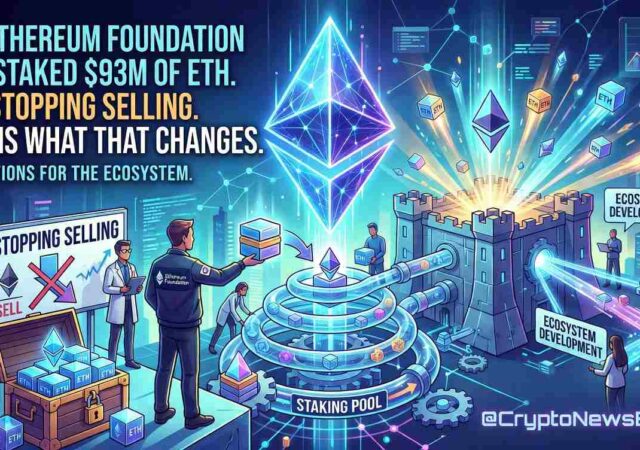 Ethereum Foundation Staking $93 Million Eth April 2026 70000 Eth Target Completed What It Means Price Impact  Cryptonewsbytes