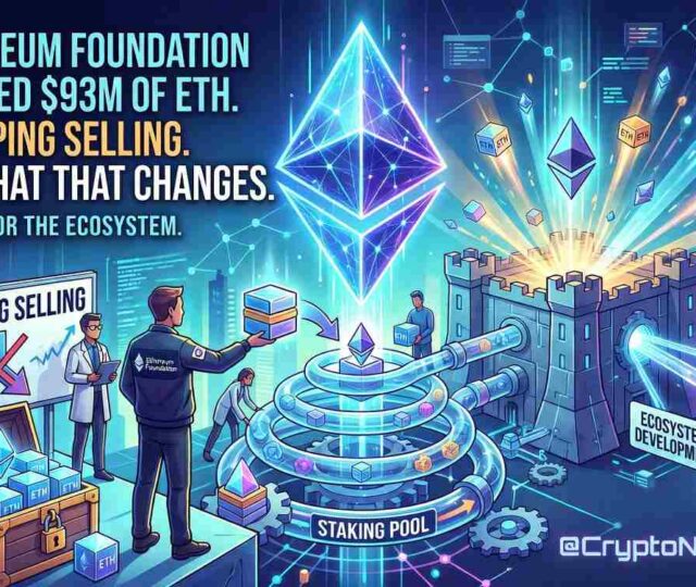Ethereum Foundation Staking $93 Million Eth April 2026 70000 Eth Target Completed What It Means Price Impact  Cryptonewsbytes