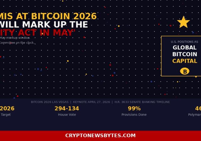 Senator Cynthia Lummis Bitcoin 2026 Las Vegas Keynote Announcing Clarity Act Senate Banking Committee Markup in May 2026  Cryptonewsbytes