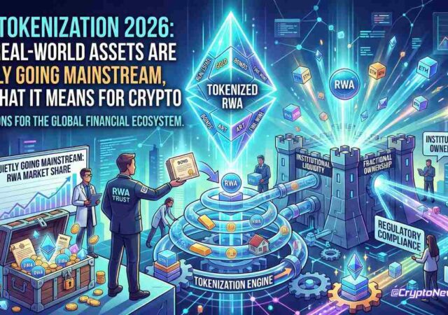Rwa Tokenization 2026 Real World Assets Blackrock Buidl Ondo Finance Franklin Templeton Tokenized Treasuries How It Works  Cryptonewsbytes