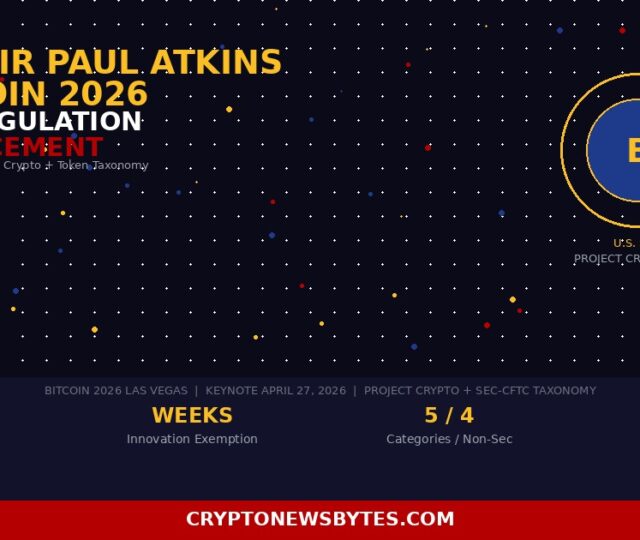 Sec Chairman Paul Atkins Bitcoin 2026 Las Vegas Keynote Announcing Innovation Exemption Reg Crypto and End of Regulation by Enforcement  Cryptonewsbytes