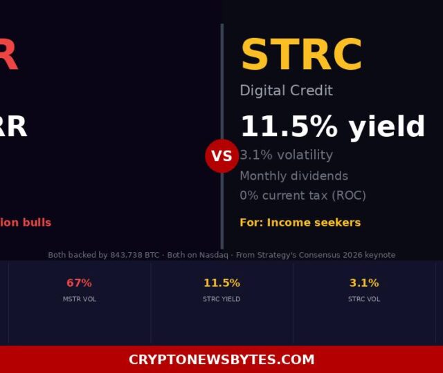 Mstr or Strc Michael Saylor Built Two Products from the Same Bitcoin Heres How to Choose