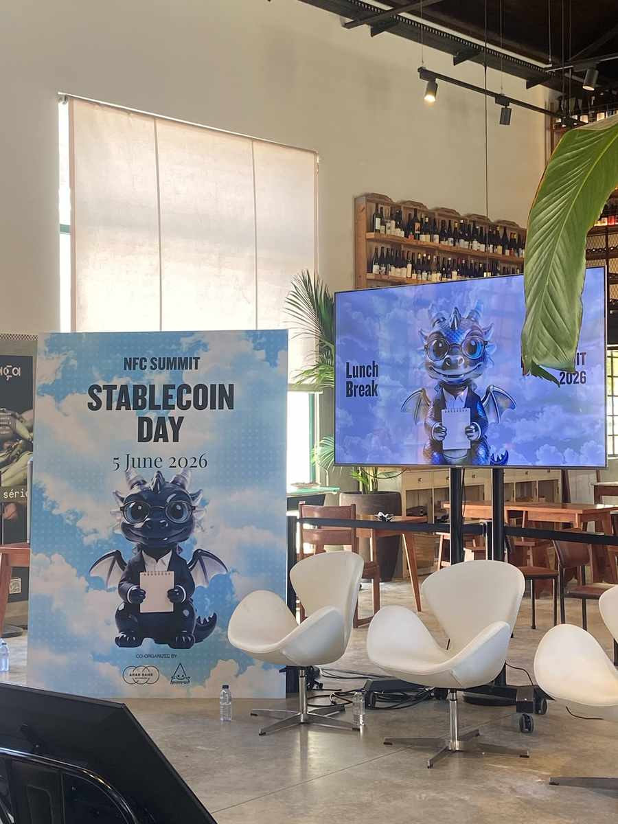 NFC Summit 2026 Stablecoin Day signage, June 5 2026