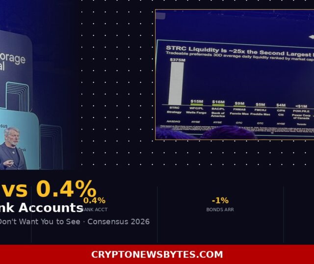 Strategy Strc 253 Sharpe Ratio Vs Jpmorgan Preferred 022 from Saylors Consensus 2026 Keynote Slides  Cryptonewsbytes