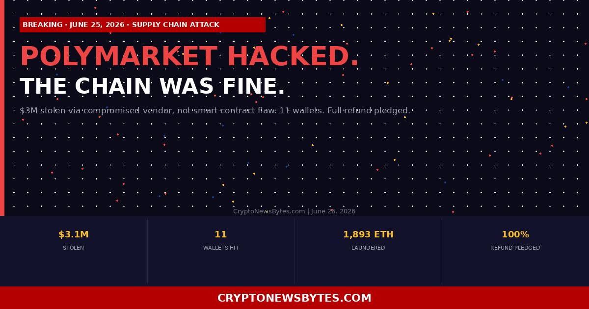 Polymarket Hacked M Stolen in Supply Chain Attack