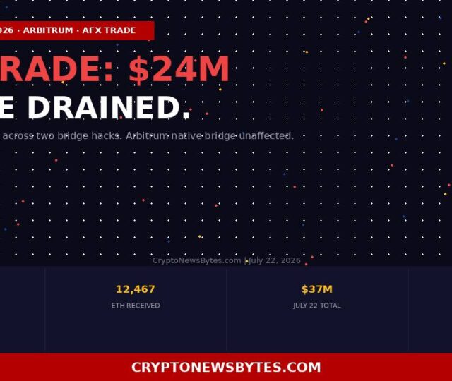 Afx Trade Loses M on Arbitrum July 22 is Now the Worst Single Day for Defi Bridge Hacks in 2026