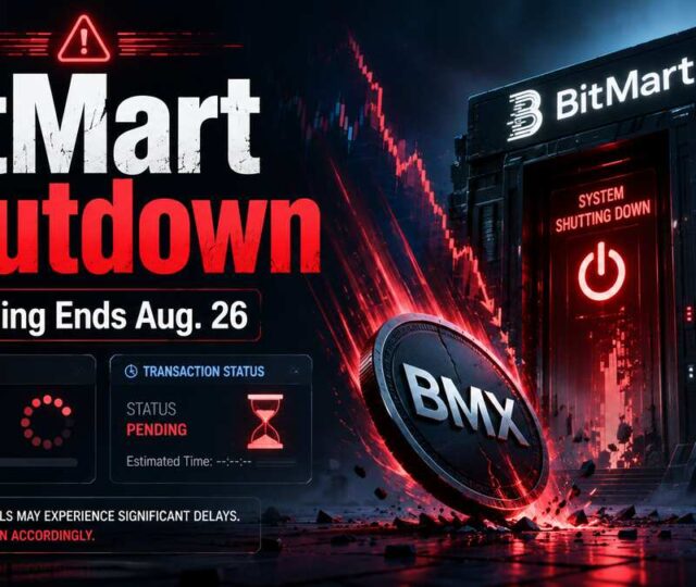 Bitmart Shutdown Ends All Trading Services by August 26