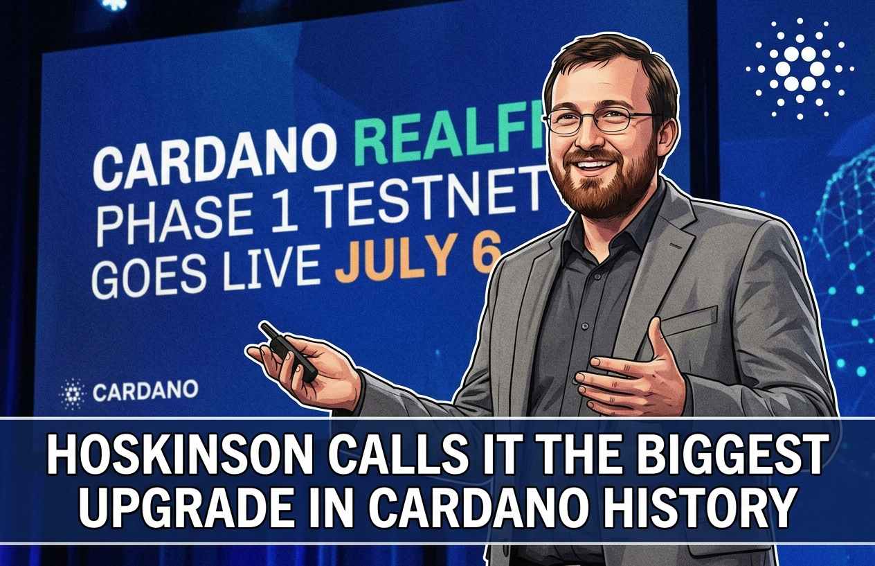 Cardano Realfi Phase 1 Testnet Goes Live July 6 Hoskinson Calls It the Biggest Upgrade in Cardano History