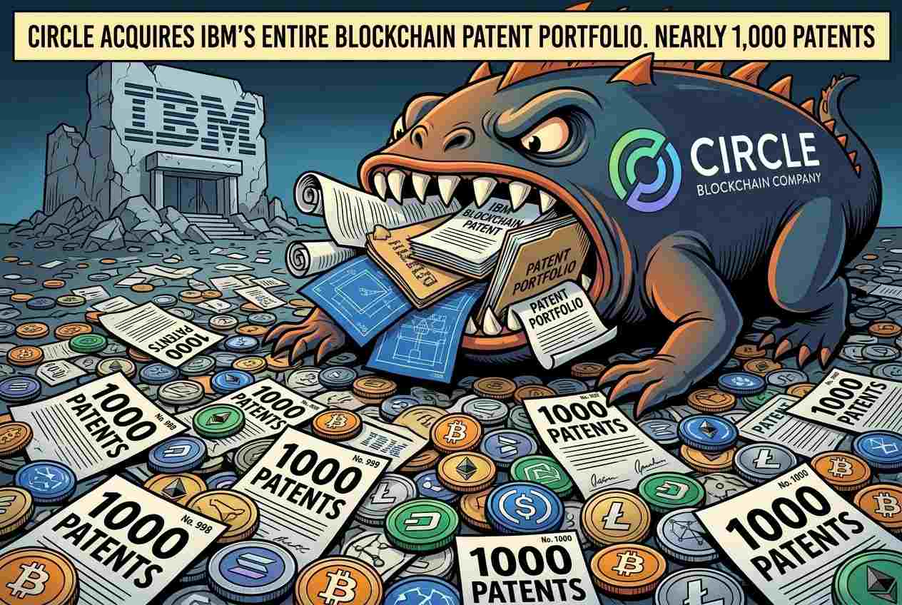 Circle Just Bought Ibms Entire Blockchain Patent Portfolio Nearly 1000 Patents No Price Tag