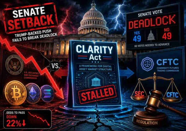 Clarity Act Faces New Senate Setback After Trump Push