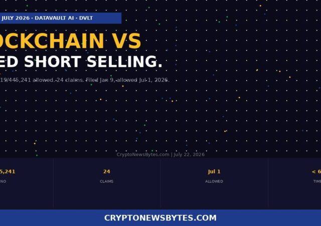 Datavault Ai Gets a Uspto Patent Allowance to Put Naked Short Selling on a Blockchain Here is What That Actually Means