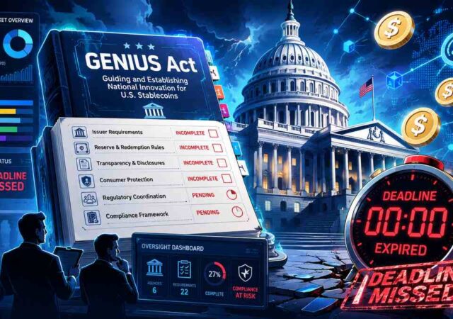 Genius Act Stablecoin Rules Remain Pending After Deadline
