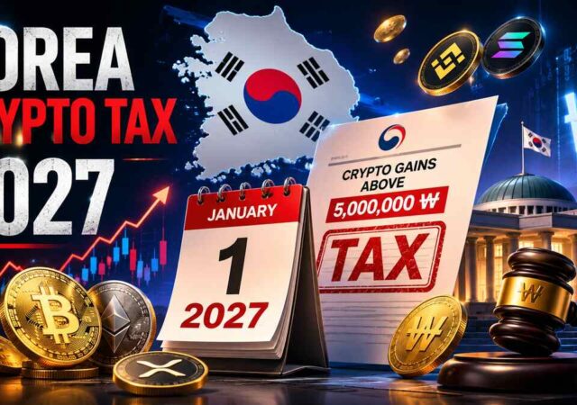 Korea Crypto Tax Set to Begin on Jan 1 2027 As Planned