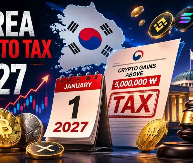 Korea Crypto Tax Set to Begin on Jan 1 2027 As Planned