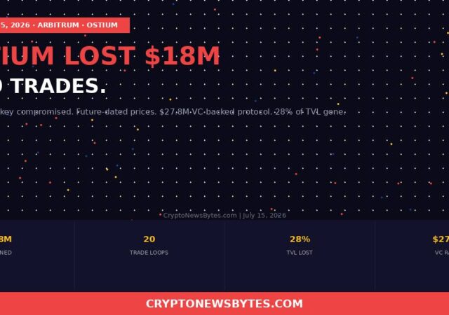 Ostium M Hack Compromised Oracle Key 20 Looped Trades on Arbitrum