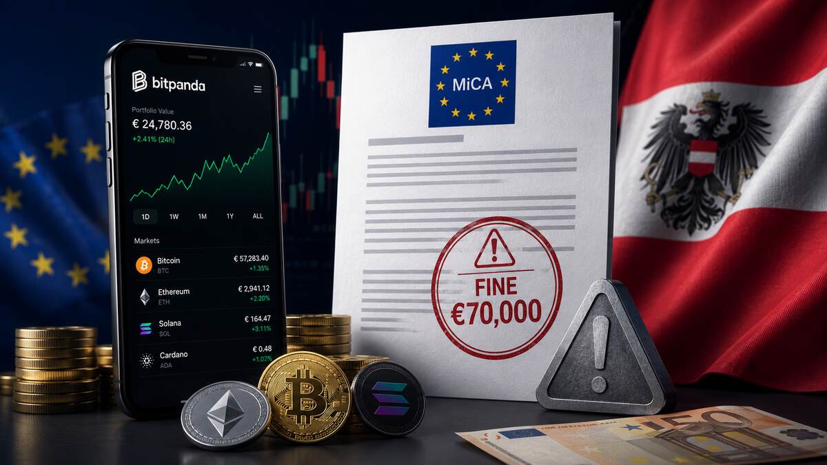 Austria Issues Bitpanda Fine Under Mica Rules in First Case