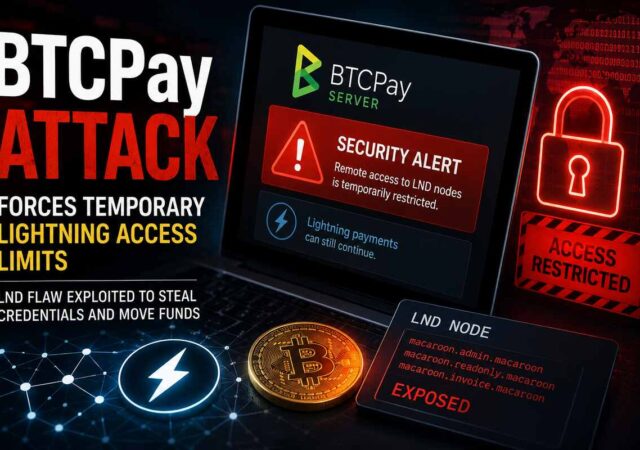Btcpay Attack Forces Temporary Lightning Access Limits