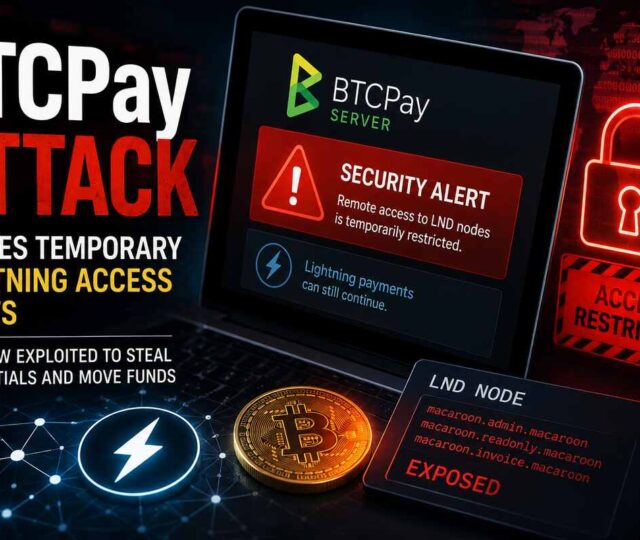 Btcpay Attack Forces Temporary Lightning Access Limits